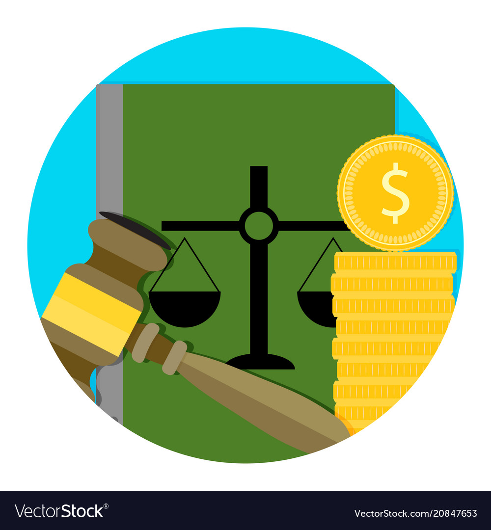 Legal consultation fee icon