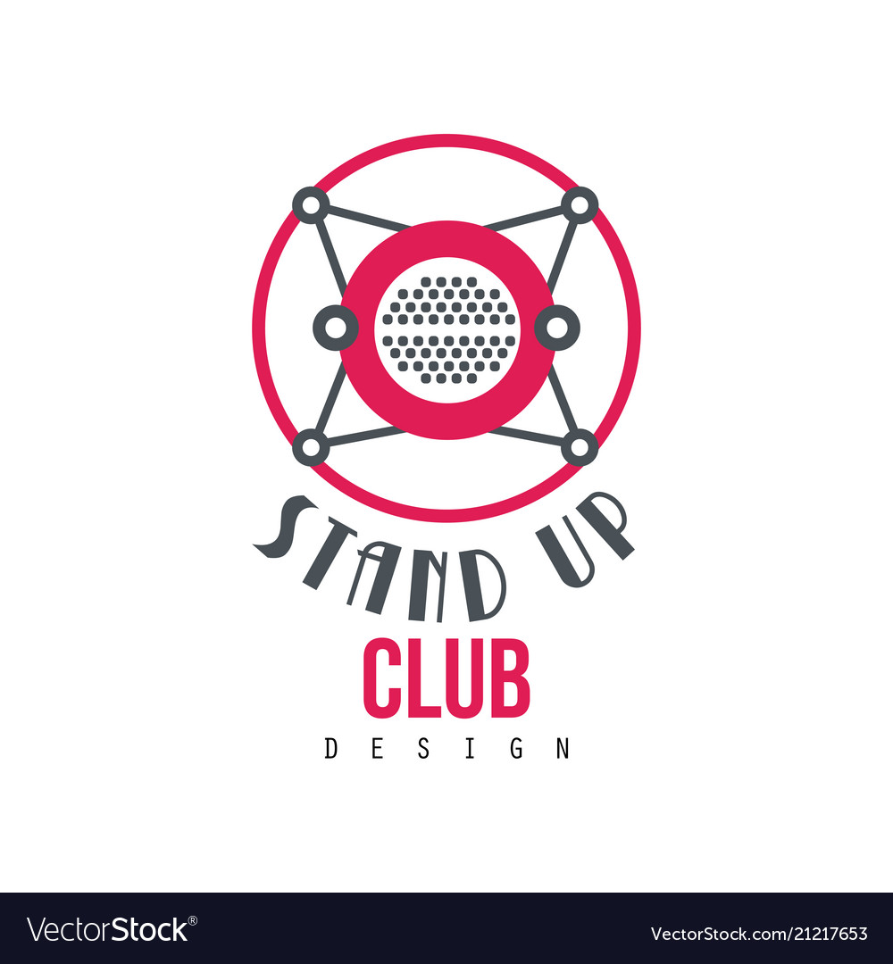 Stand up club logo design