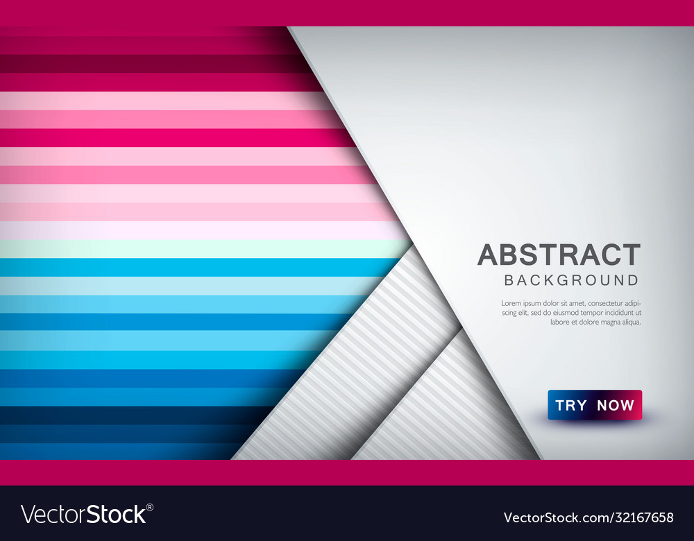 Abstract colored background with white overlap vector image Abstract colored background with white overlap