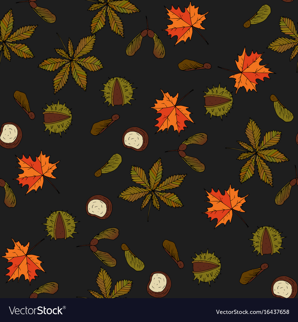 Autumn seamless pattern