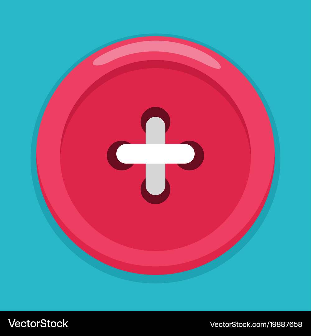 Clothe button Royalty Free Vector Image - VectorStock