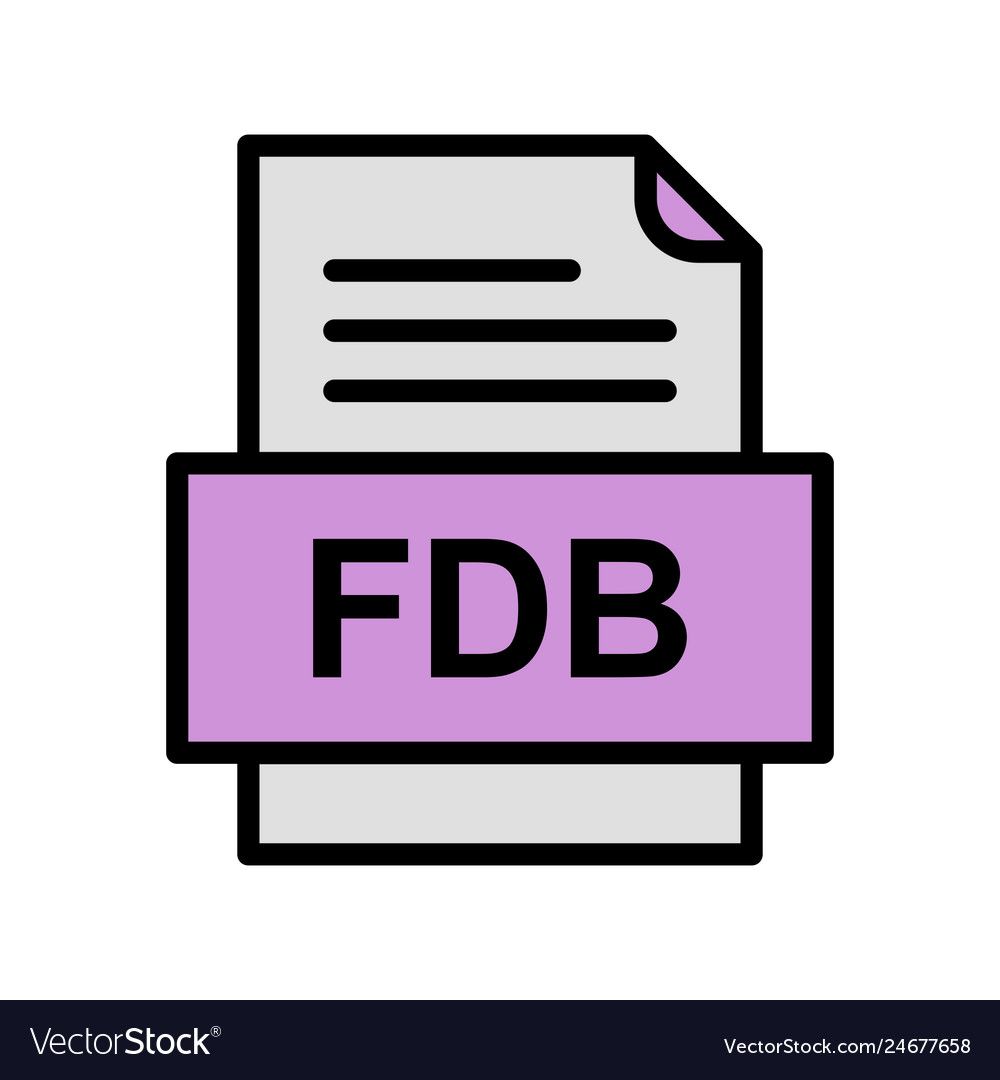 Fdb file document icon