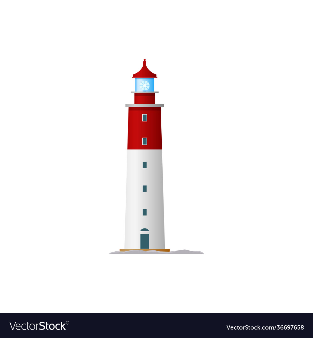 Isolated Lighthouse Icon