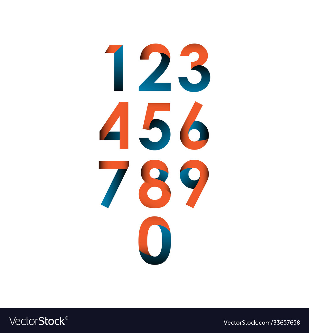Number set template design