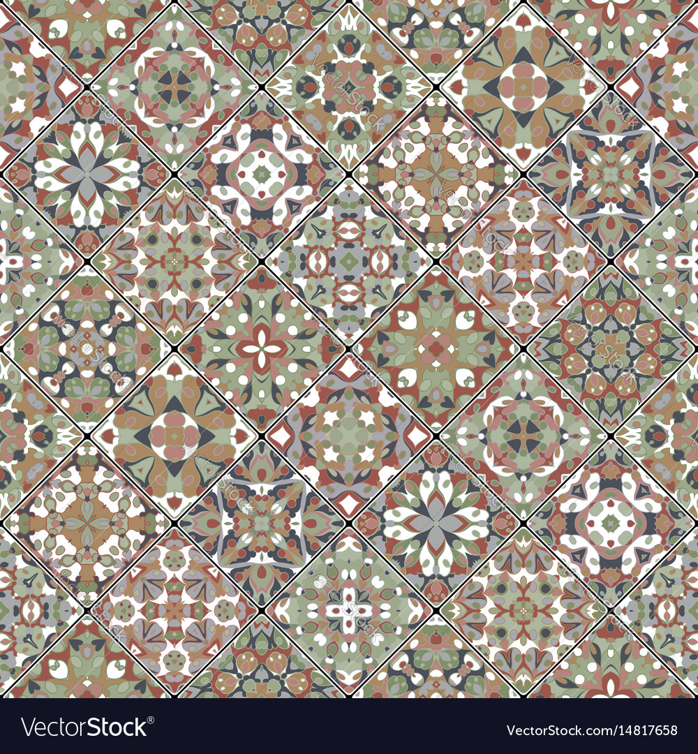 Patchwork abstract patterns