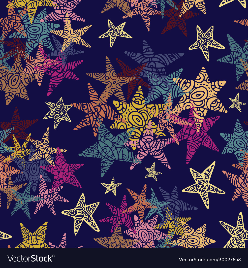 Seamless abstract pattern with colorful vector image Seamless abstract pattern with colorful
