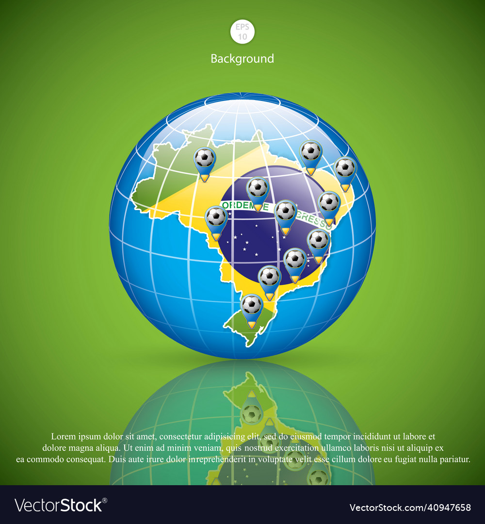 Soccer host cities map