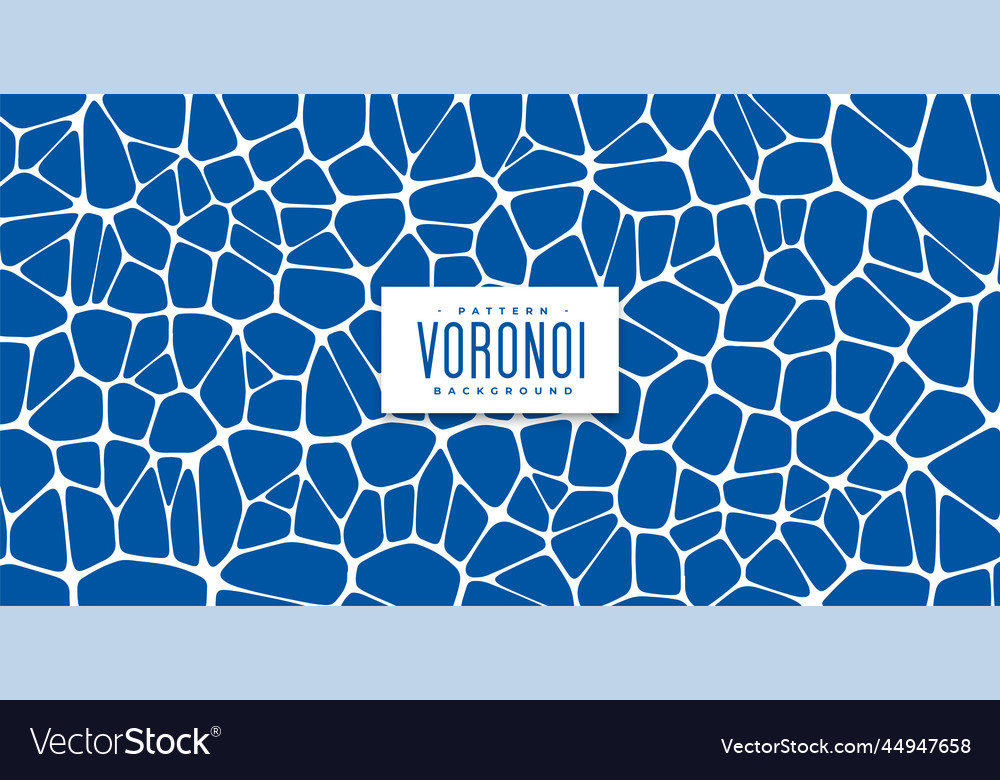 Voronoi pattern mesh lines background