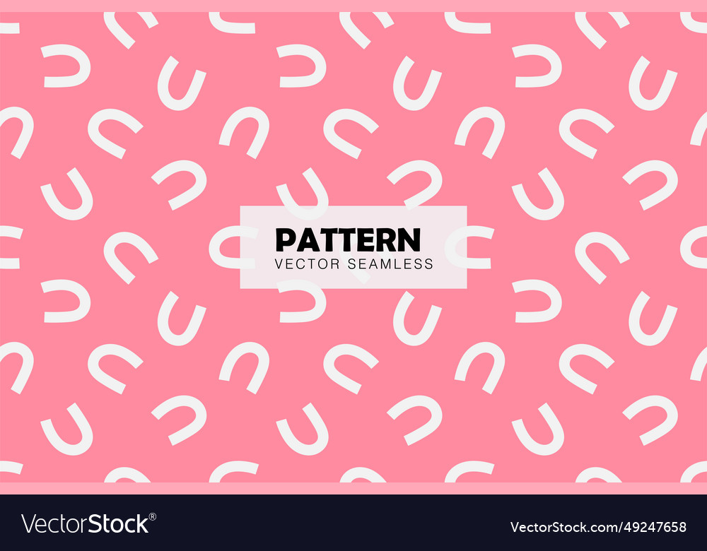 White curve lines pink background pattern
