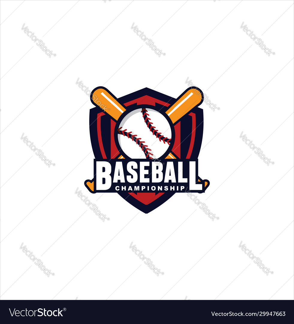 Premium Vector  Baseball championship logo design inspiration