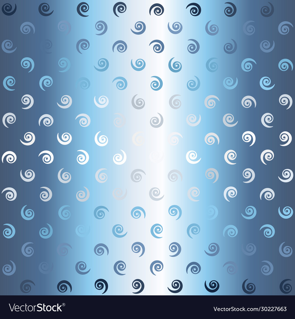 Glowing spiral pattern seamless background vector image Glowing spiral pattern seamless background