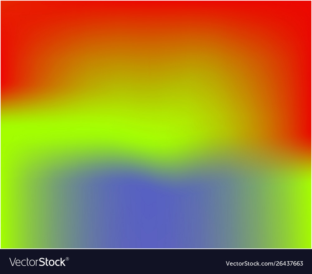 Gradient mesh painted in different colors