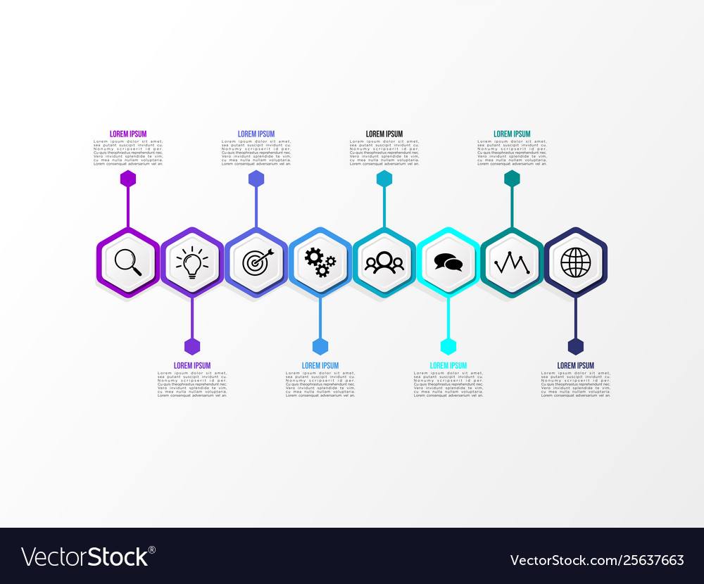 Infographic design template with options steps