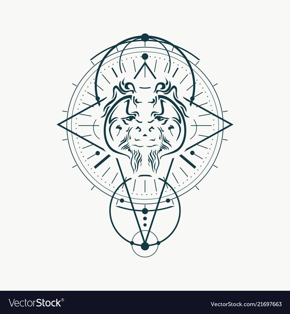 Mystical occult symbol