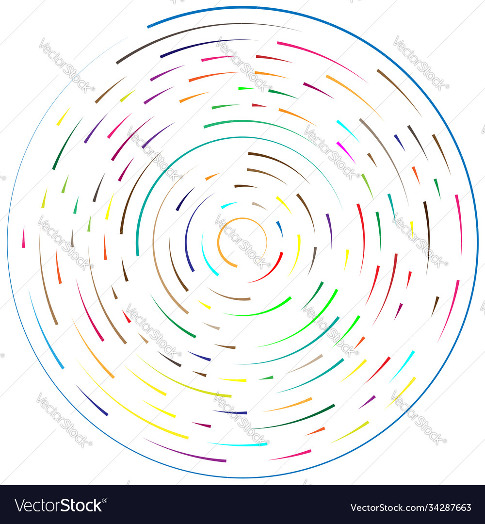 Radial radiating lines abstract burst element vector image Radial radiating lines abstract burst element