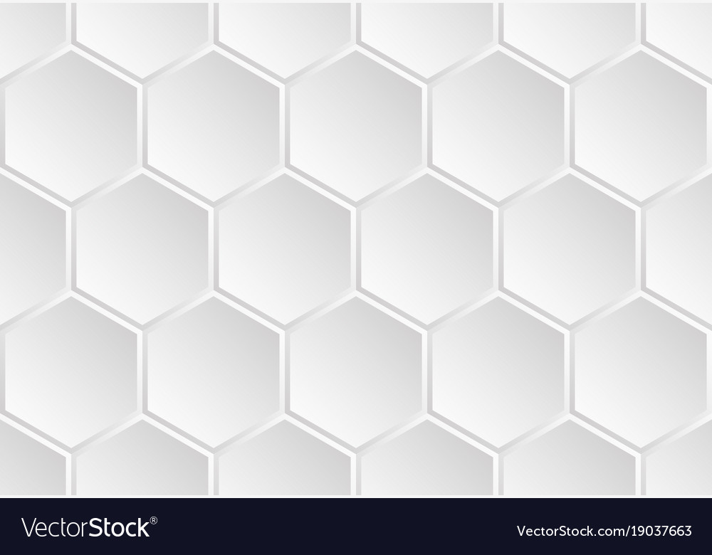 Seamless pattern of hexagons