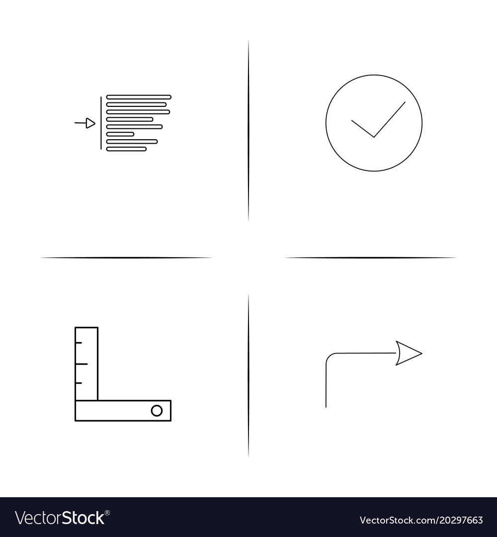 Web und Text einfache lineare Icon setsimple Umriss