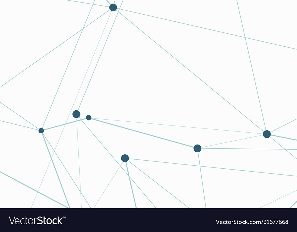 Abstract mess network design futuristic connected