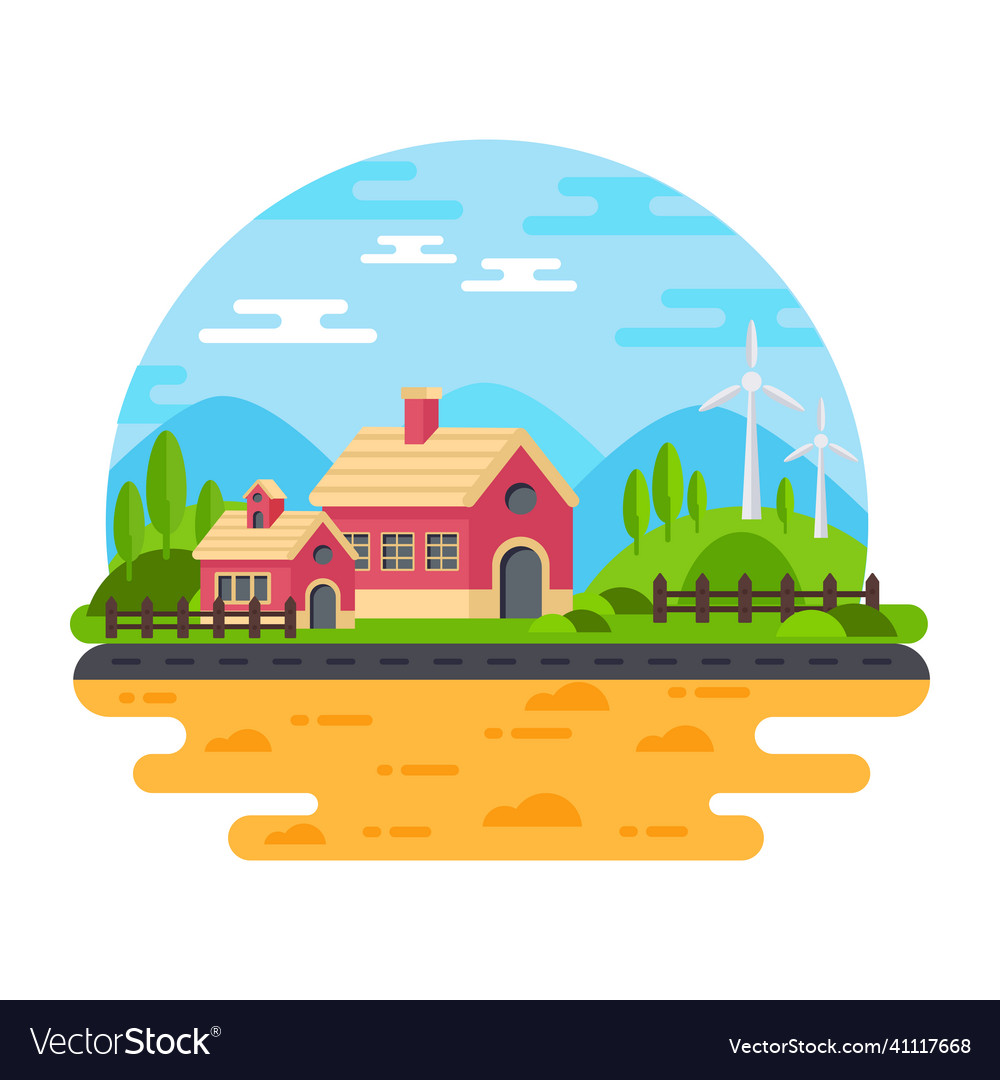 Cottage Royalty Free Vector Image - VectorStock