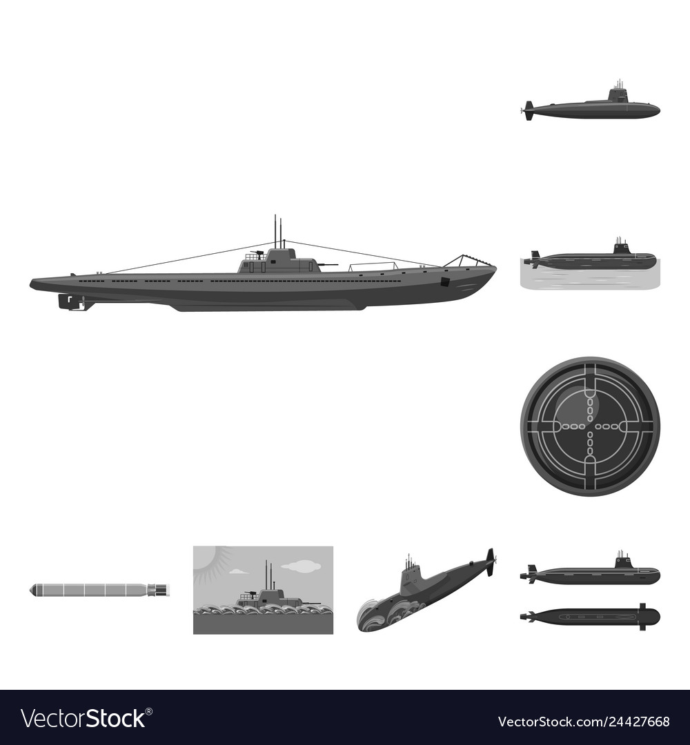 Design of army and deep logo set vector image Design of army and deep logo set