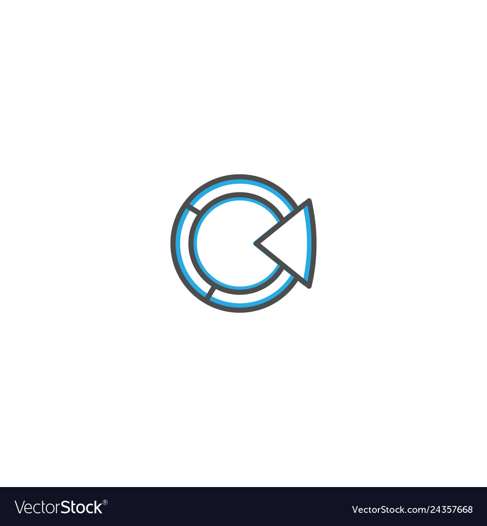 Diagram icon design marketing line