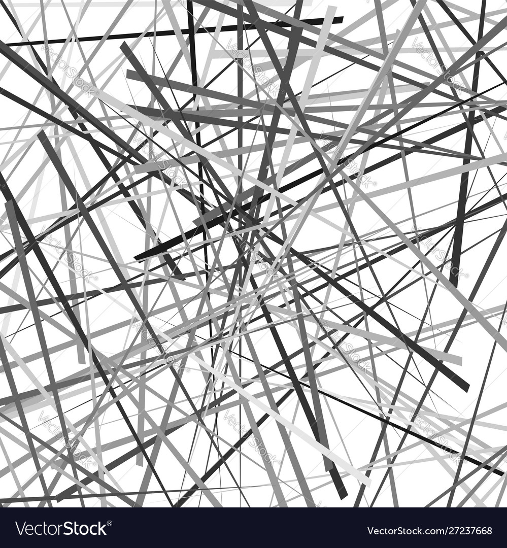 Random chaotic lines irregular geometric pattern Vector Image Random chaotic lines irregular geometric pattern