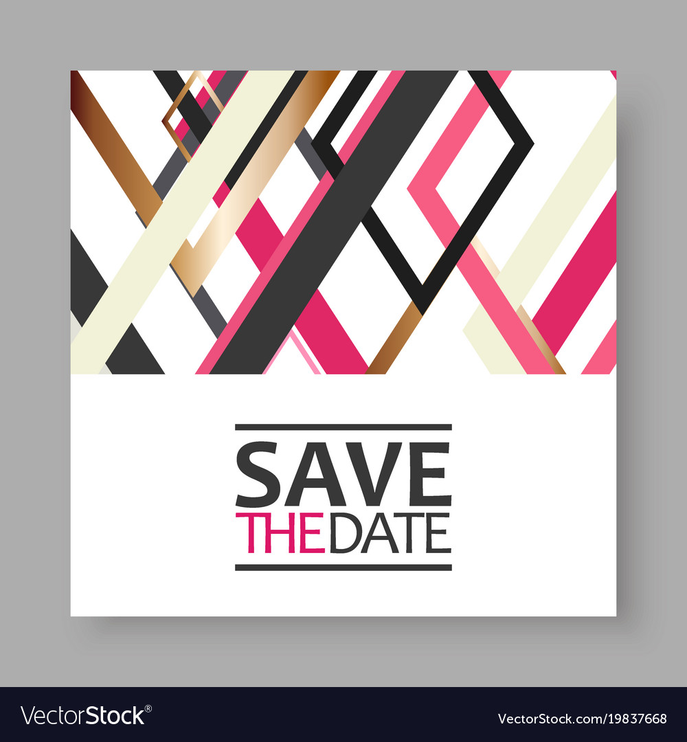 Save the date card