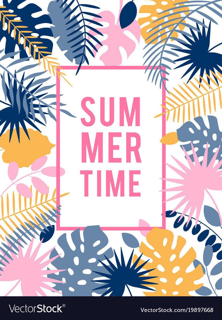 Tropical Summer Poster