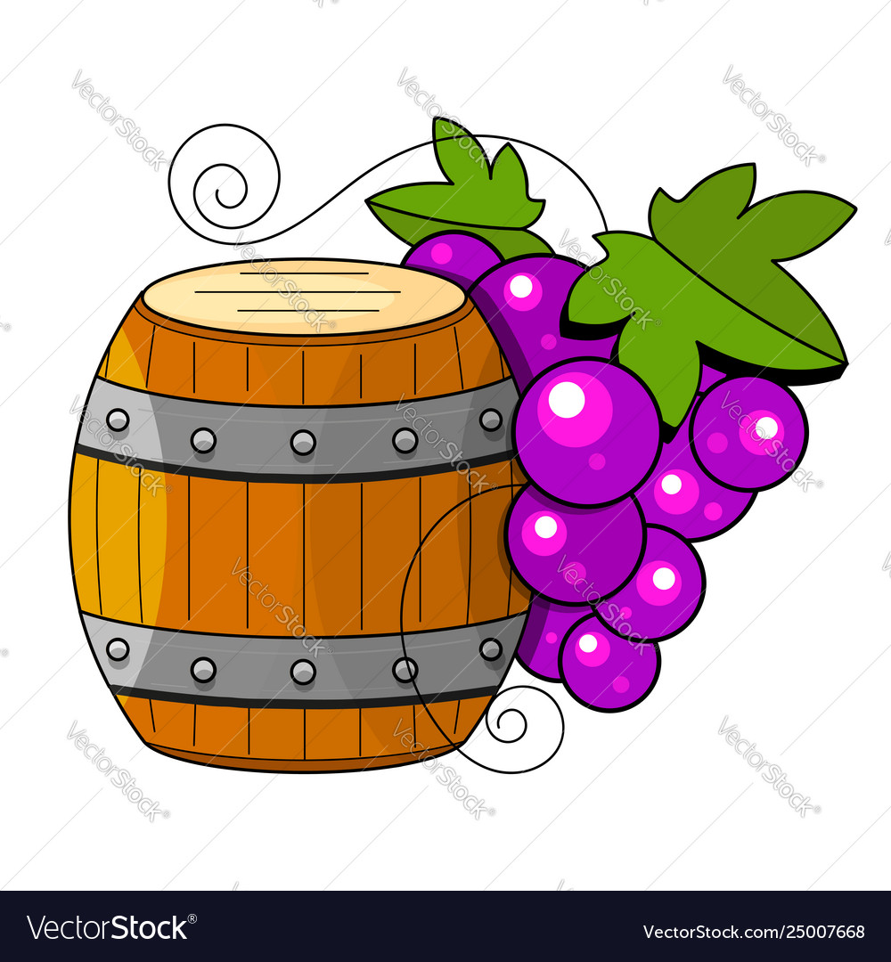 Winemaking products in sketch style Royalty Free Vector