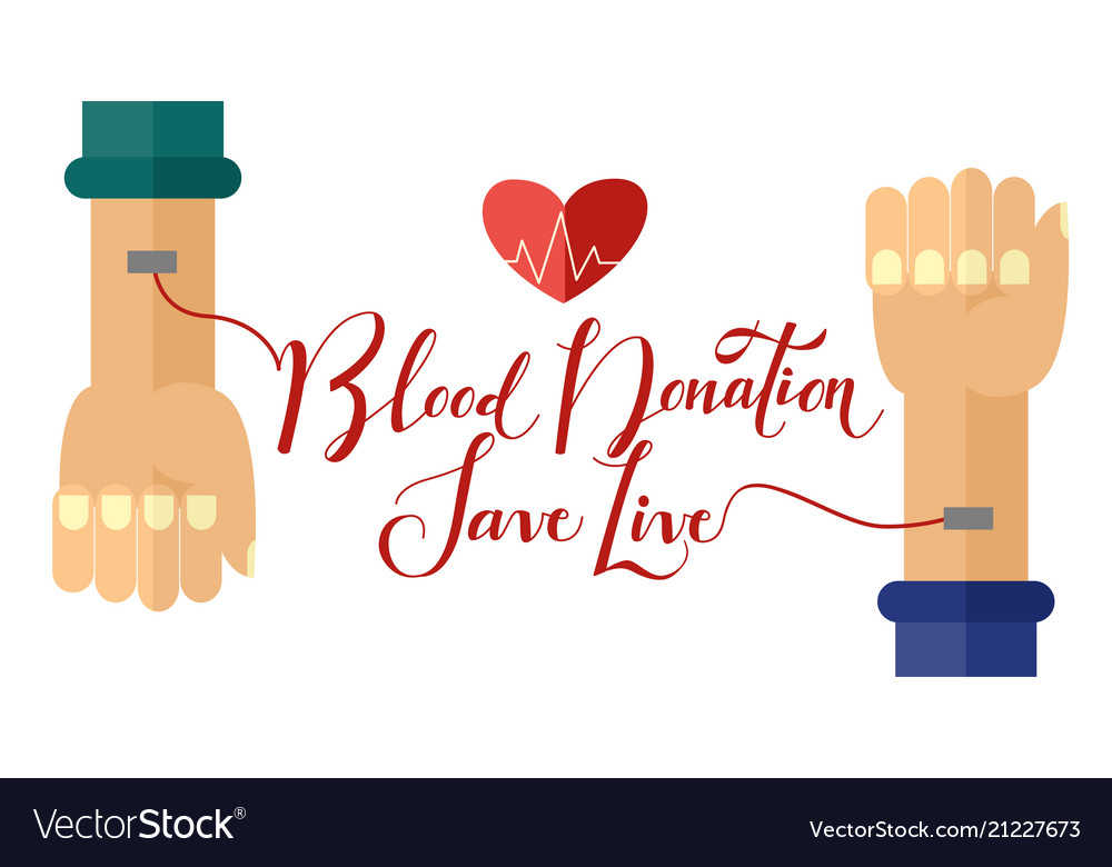 14 june blood donor day poster Royalty Free Vector Image