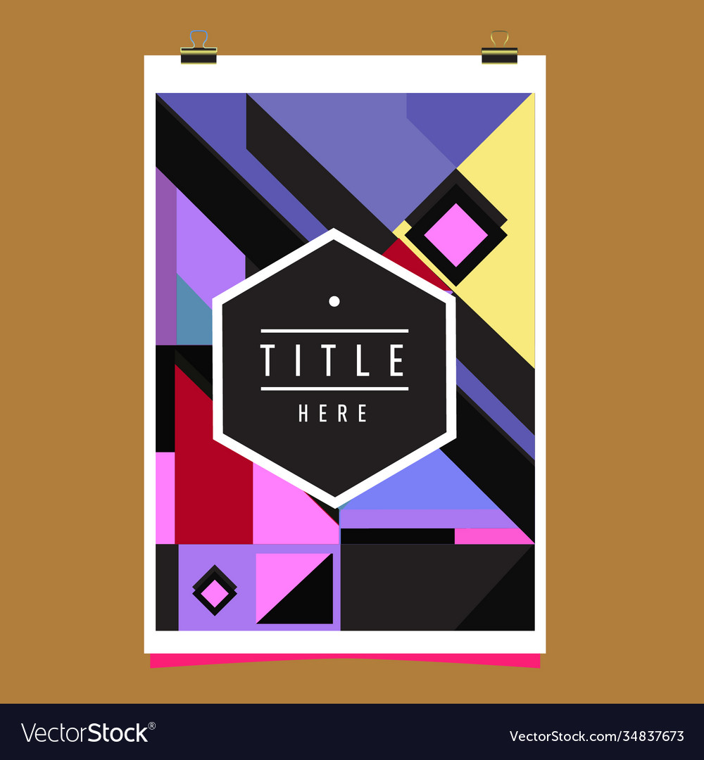 Abstract colorful geometric pattern background