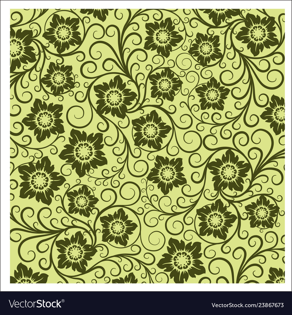 Batik design style patterns are same for fabric vector image Batik design style patterns are same for fabric