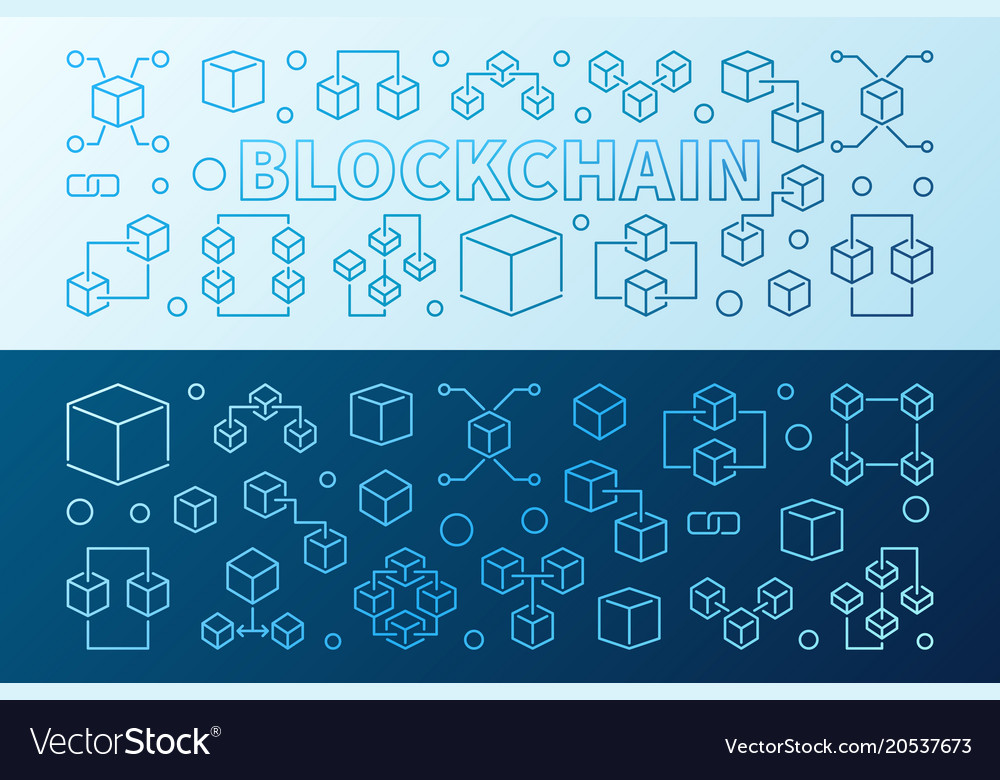 Blockchain-Technologie bunt 2 horizontal