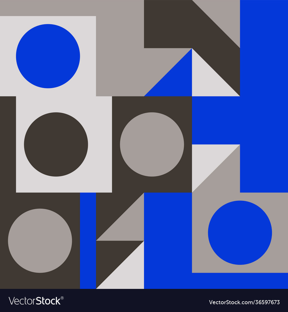 Brutalism design abstract pattern vector image Brutalism design abstract pattern