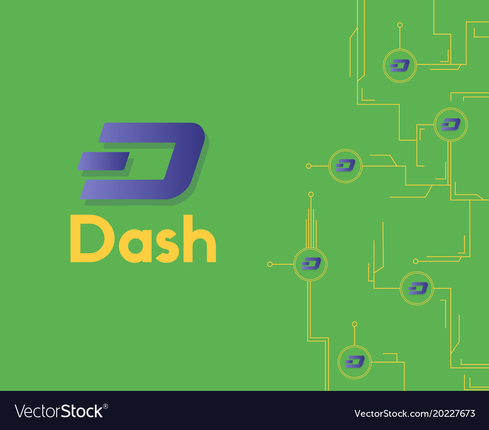 Dash blockchain circuit technology background