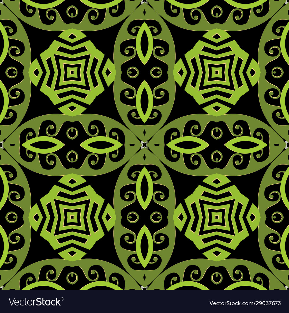 Floral greek seamless pattern ornamental