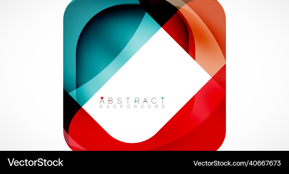 Minimal background abstract square shape Vector Image