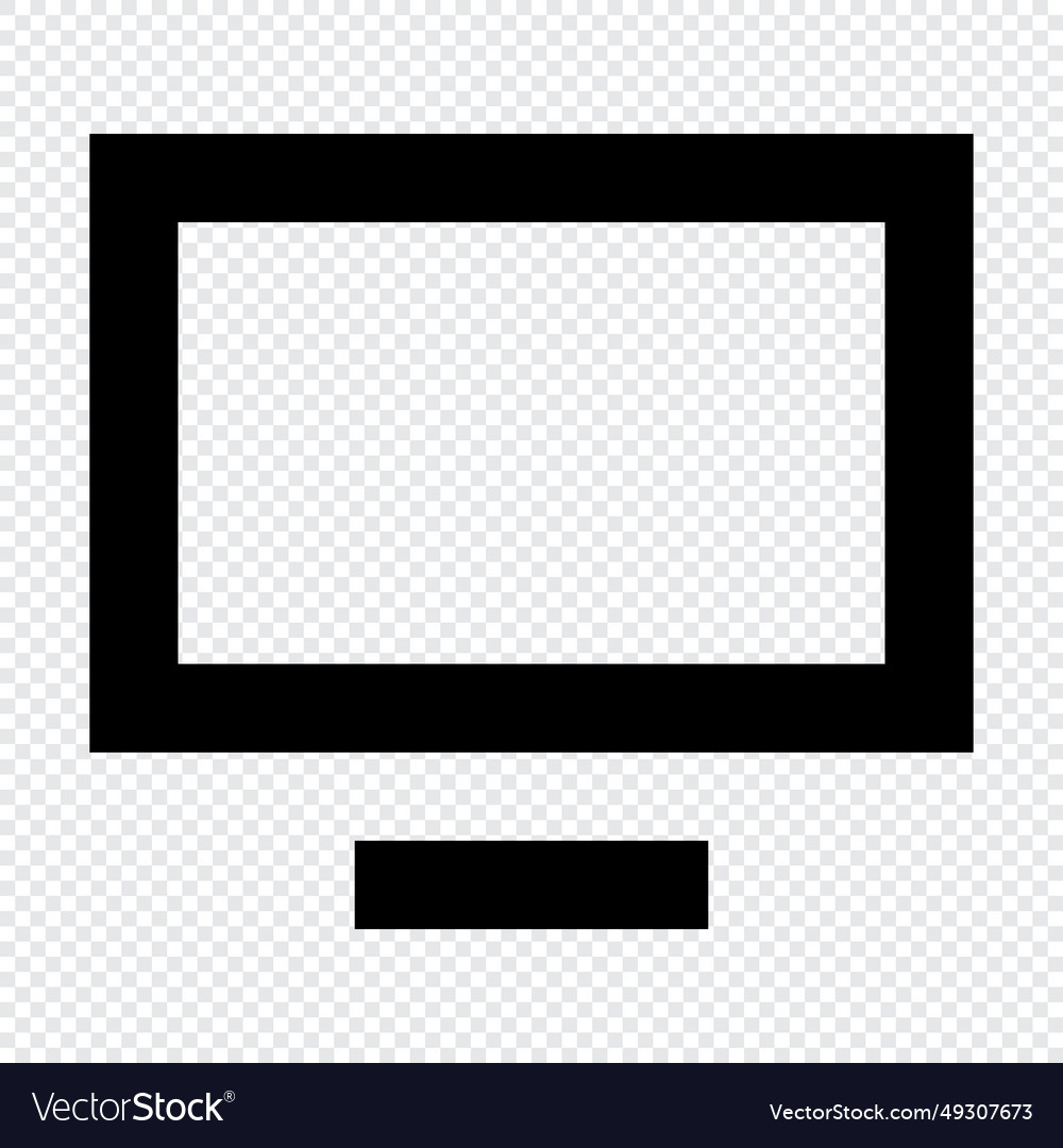 Monitor icon suitable for website ui design