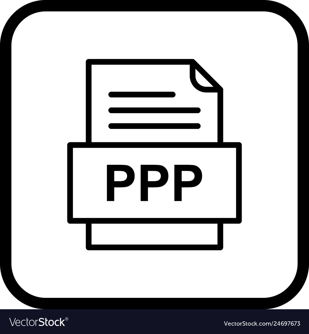 Ppp file document icon