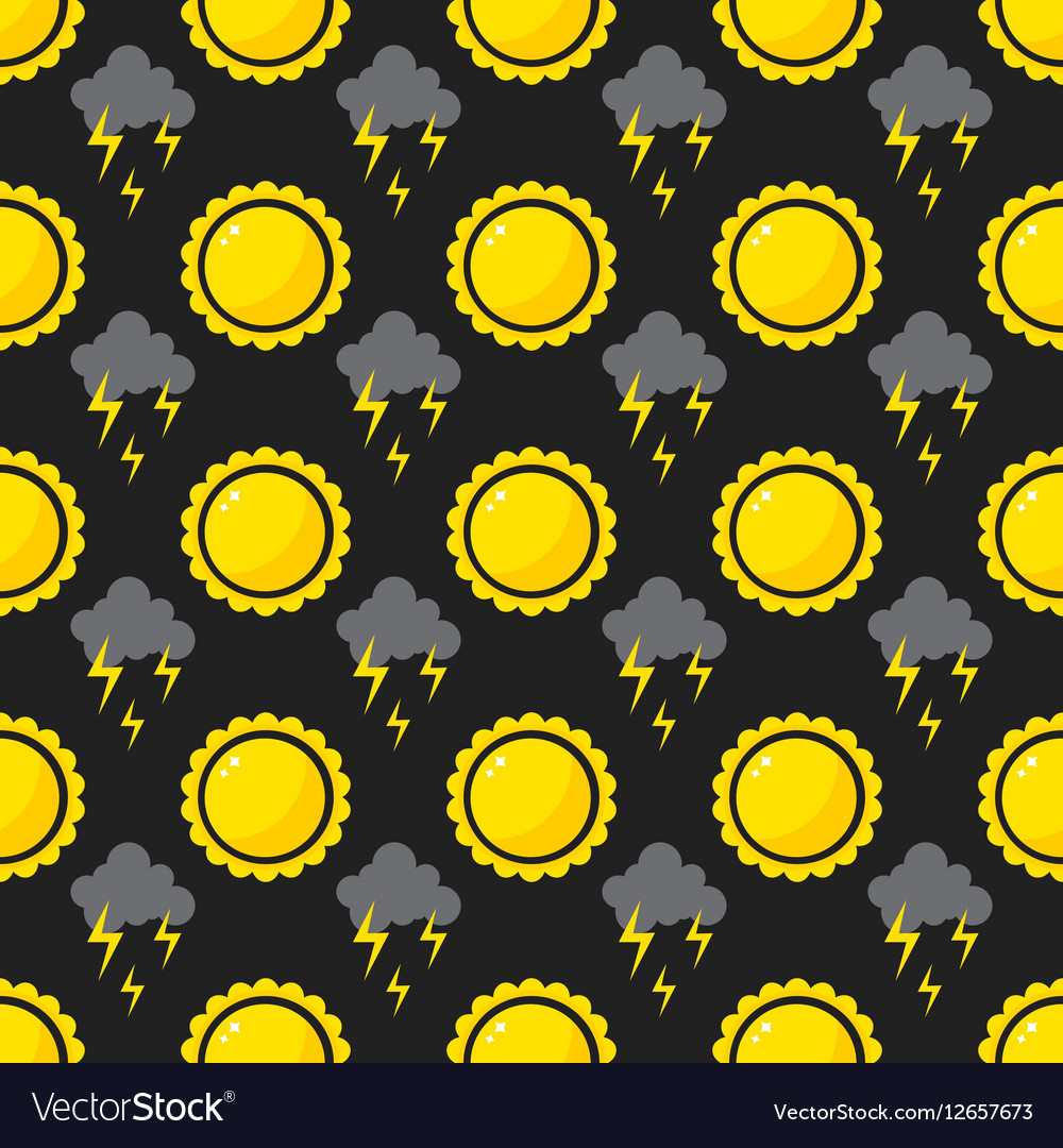 Seamless pattern weather