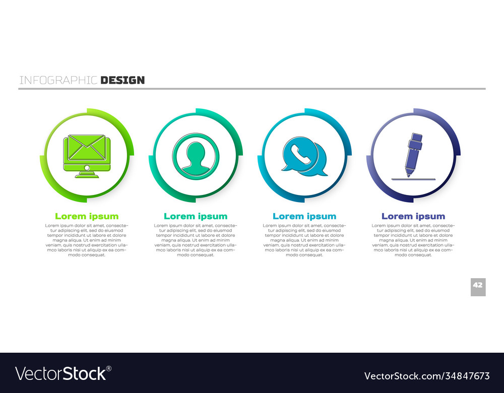 Set monitor and envelope create account screen vector image Set monitor and envelope create account screen