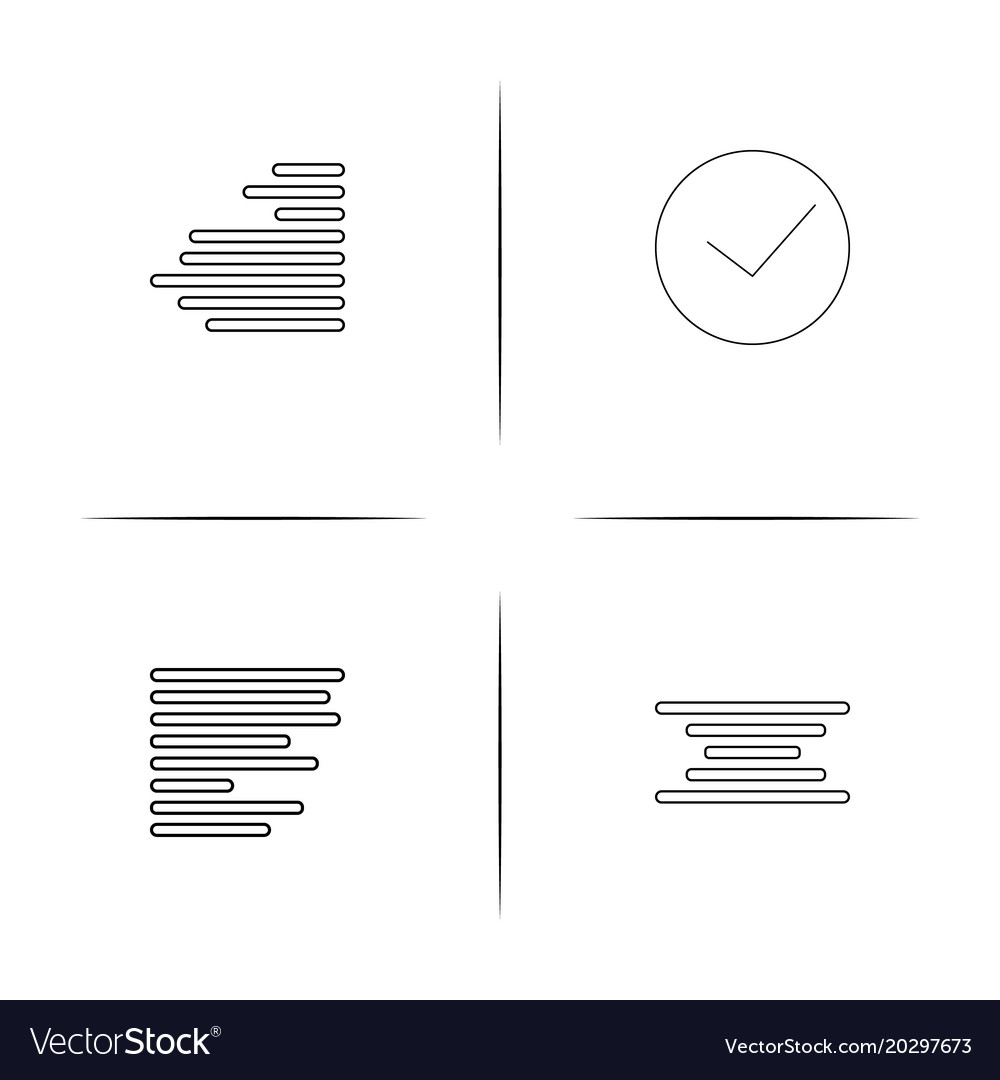 Web and text simple linear icon setsimple outline