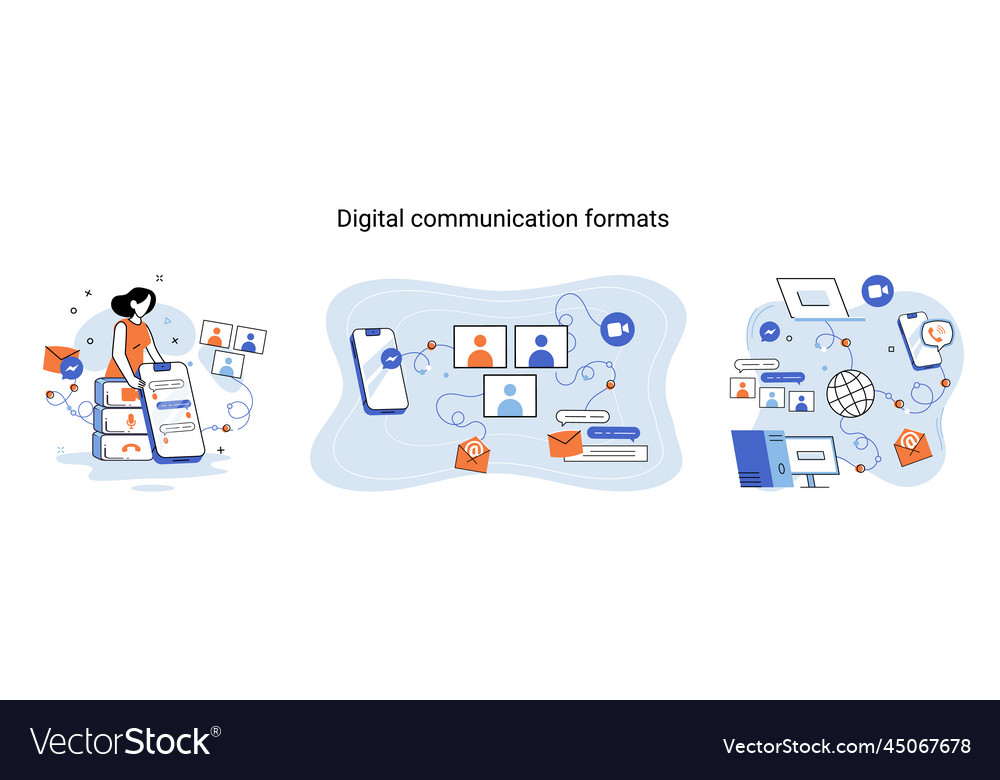 Digital communication formats metaphor content