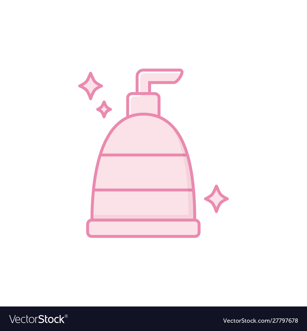 Isolated liquid soap icon fill design