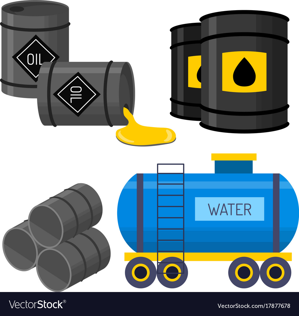 Oil drums container fuel cask storage rows steel