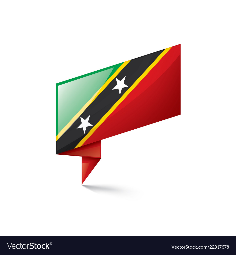 Saint Kitts And Nevis Flag Royalty Free Vector Image 6162