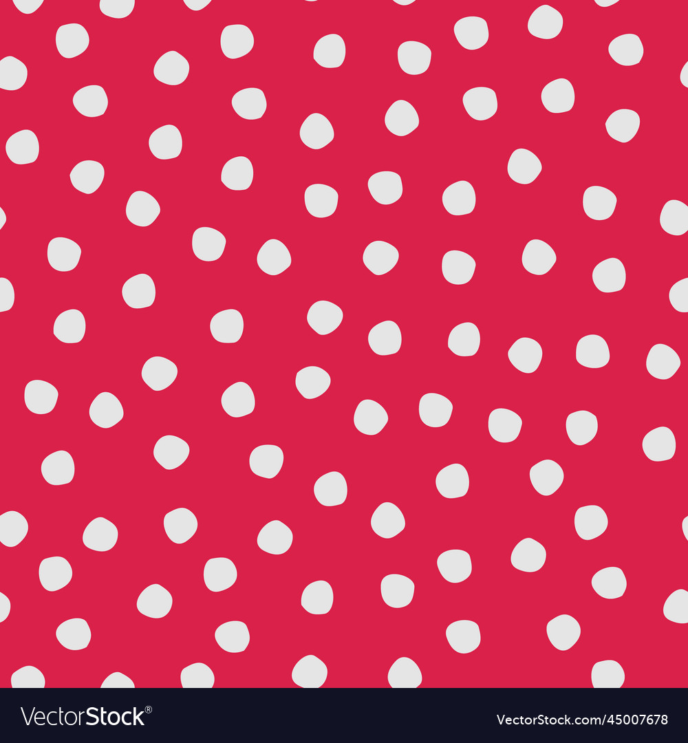 Seamless pattern with color of the year viva vector image Seamless pattern with color of the year viva