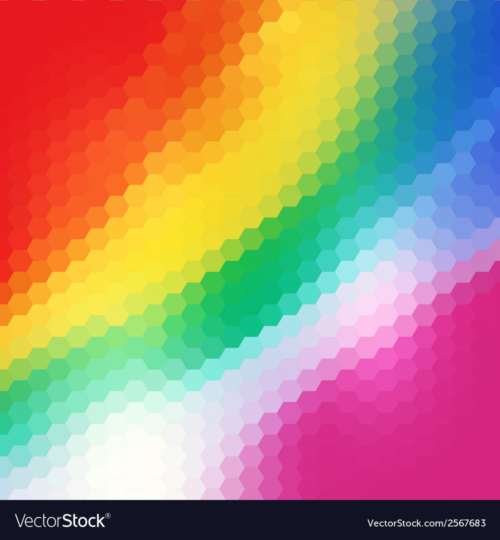 Abstract background of hexagons