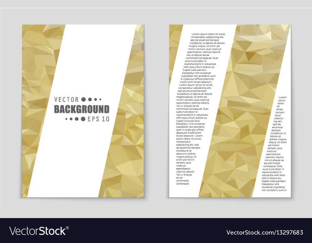 Abstract layout background set for art