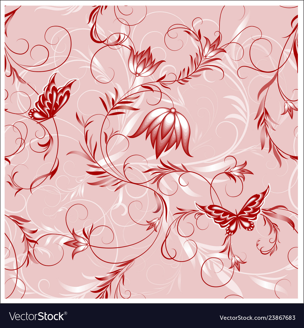 Batik design style patterns are same for fabric vector image Batik design style patterns are same for fabric